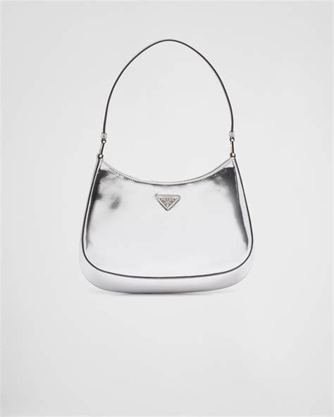 mini silver prada bag|prada adjustable shoulder.